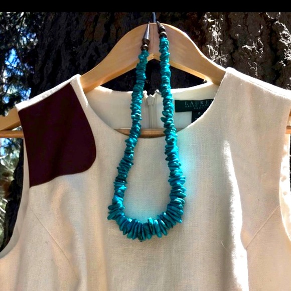 Estate Jewelry - Turquoise and Sterling Silver necklace